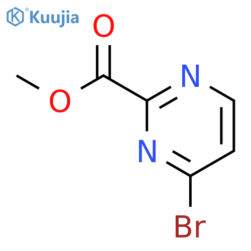 Methyl 4-bromopyrimidine-2-carboxylate structure