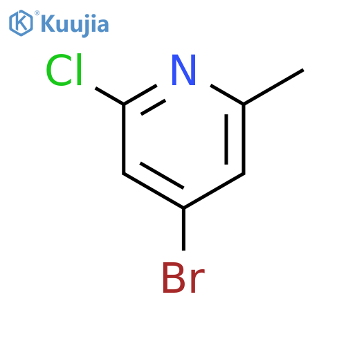 4-Bromo-2-chloro-6-methylpyridine structure