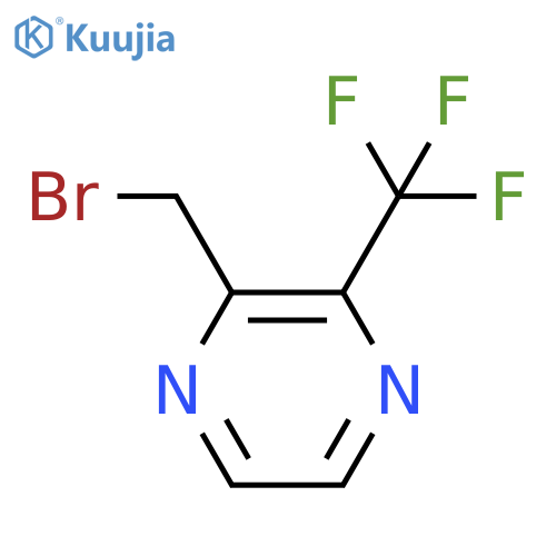 2-(Bromomethyl)-3-(trifluoromethyl)pyrazine structure