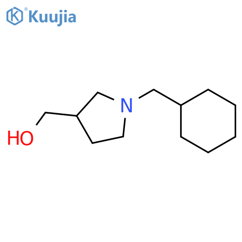 [1-(Cyclohexylmethyl)pyrrolidin-3-yl]methanol structure