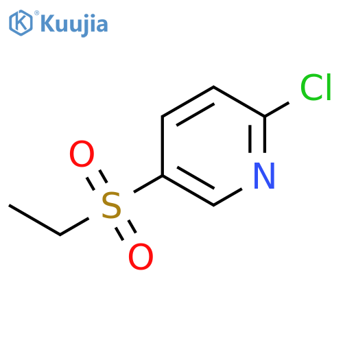2-Chloro-5-(ethylsulfonyl)pyridine structure