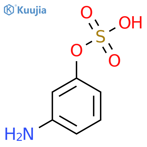 Phenol, 3-amino-, 1-(hydrogen sulfate) structure