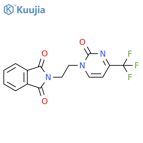 2-(2-(4-(Trifluoromethyl)-2-oxopyrimidin-1(2H)-yl)ethyl)isoindoline-1,3-dione structure