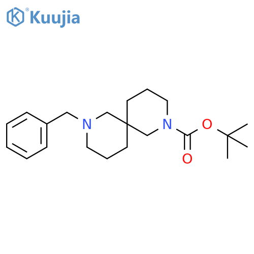 8-Benzyl-2,8-diaza-spiro[5.5]undecane-2-carboxylic acid tert-butyl ester structure