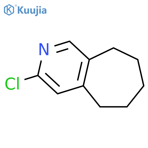 5H-Cyclohepta[c]pyridine, 3-chloro-6,7,8,9-tetrahydro- structure