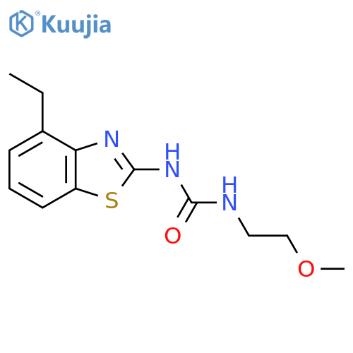 1-(4-ethyl-1,3-benzothiazol-2-yl)-3-(2-methoxyethyl)urea structure