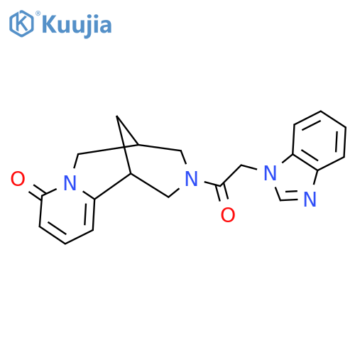 11-2-(1H-1,3-benzodiazol-1-yl)acetyl-7,11-diazatricyclo7.3.1.0^{2,7}trideca-2,4-dien-6-one structure