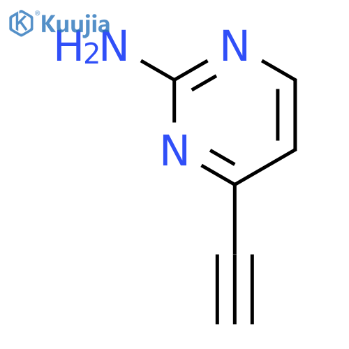 4-Ethynylpyrimidin-2-amine structure