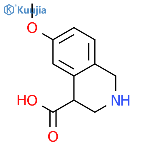 6-Methoxy-1,2,3,4-tetrahydroisoquinoline-4-carboxylic acid structure