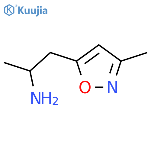 1-(3-Methylisoxazol-5-yl)propan-2-amine structure