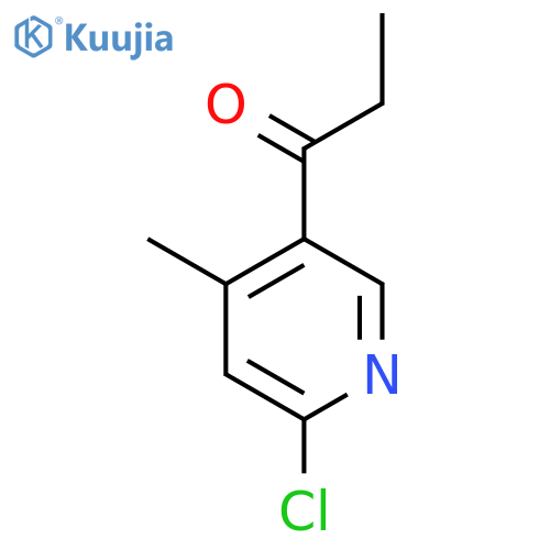1-(6-Chloro-4-methylpyridin-3-yl)propan-1-one structure