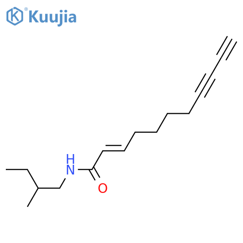 2-Undecene-8,10-diynamide, N-(2-methylbutyl)-, (2Z)- structure
