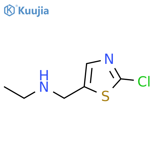 N-((2-Chlorothiazol-5-yl)methyl)ethanamine structure