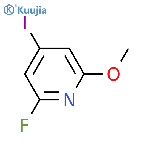 2-fluoro-4-iodo-6-methoxypyridine structure
