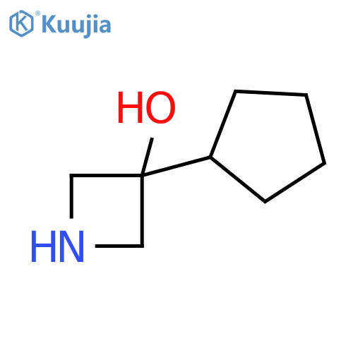 3-cyclopentylazetidin-3-ol structure