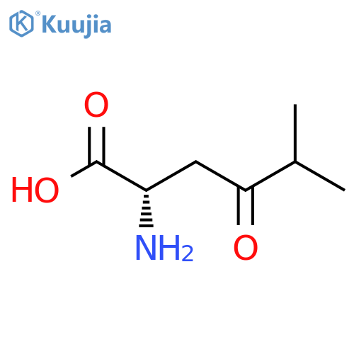 (2S)-2-amino-5-methyl-4-oxohexanoic acid structure