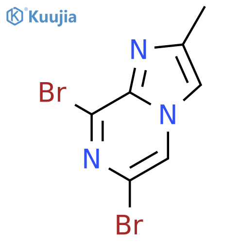 6,8-Dibromo-2-methylimidazo[1,2-a]pyrazine structure