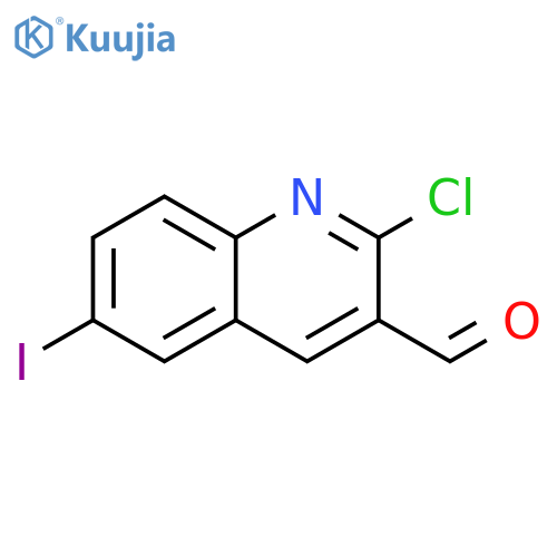 2-Chloro-6-iodoquinoline-3-carbaldehyde structure