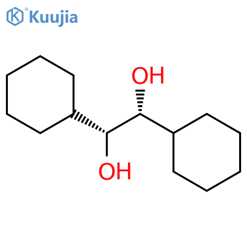 1,2-Ethanediol,1,2-dicyclohexyl-, (1R,2R)- structure