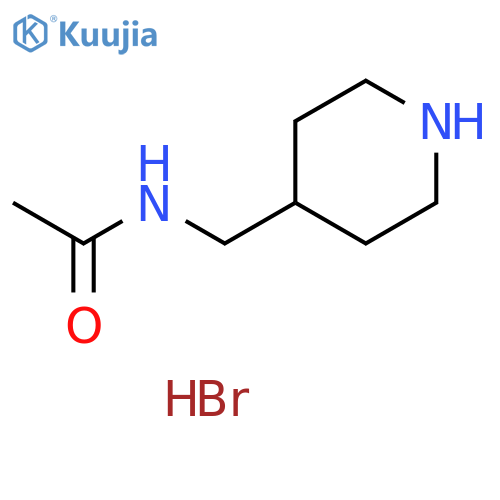 N-(4-piperidinylmethyl)acetamide hydrobromide structure