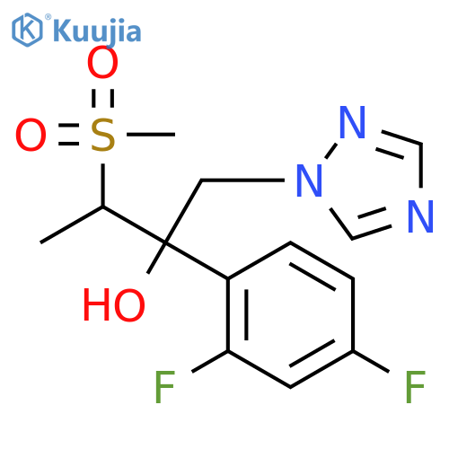 1H-1,2,4-Triazole-1-ethanol,a-(2,4-difluorophenyl)-a-[(1R)-1-(methylsulfonyl)ethyl]-,(aR)-rel- structure