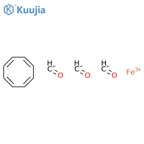 Tricarbonyl(cyclooctatetraene)iron structure