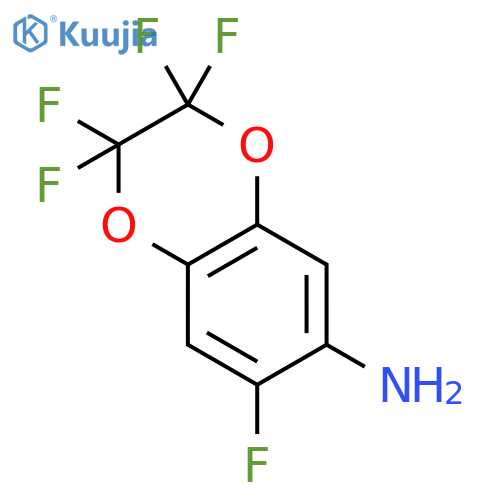 2,2,3,3,7-pentafluoro-2,3-dihydro-1,4-benzodioxin-6-amine structure