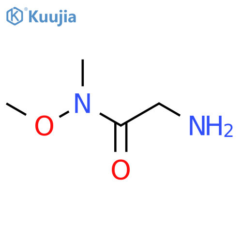2-amino-N-methoxy-N-methylacetamide structure