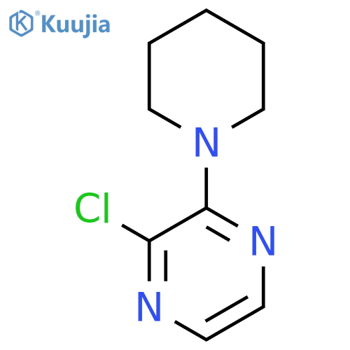 2-Chloro-3-(piperidin-1-YL)pyrazine structure