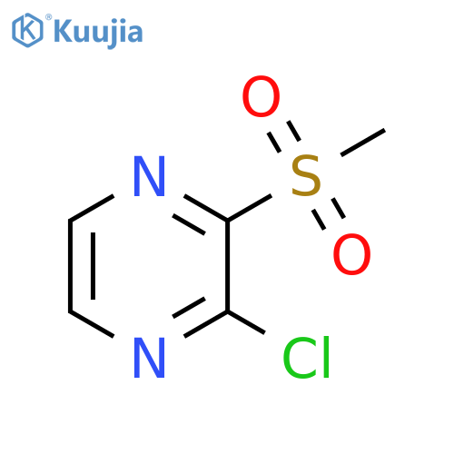 2-Chloro-3-(methylsulfonyl)pyrazine structure