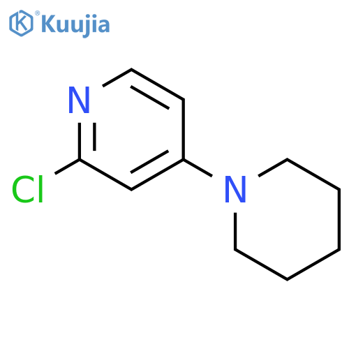2-Chloro-4-(piperidin-1-yl)pyridine structure