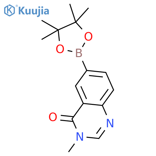 3-methyl-6-(4,4,5,5-tetramethyl-1,3,2-dioxaborolan-2-yl)-4(3h)-qu Inazolinone structure