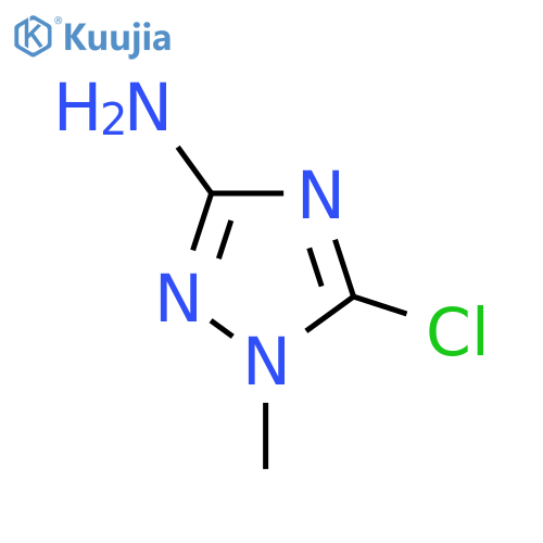 5-chloro-1-methyl-1H-1,2,4-triazol-3-amine structure
