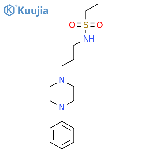 N-3-(4-phenylpiperazin-1-yl)propylethane-1-sulfonamide structure