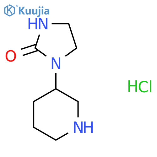 1-(Piperidin-3-yl)imidazolidin-2-one hydrochloride structure