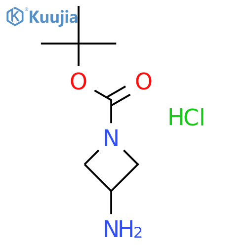 tert-Butyl 3-aminoazetidine-1-carboxylate hydrochloride structure