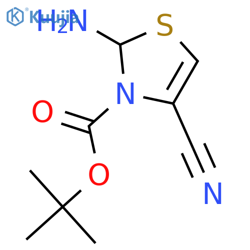 N-Boc-2-Amino-4-cyanothiazole structure