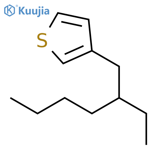 3-(2-Ethylhexyl)thiophene structure