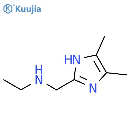 (4,5-dimethyl-1H-imidazol-2-yl)methyl(ethyl)amine structure