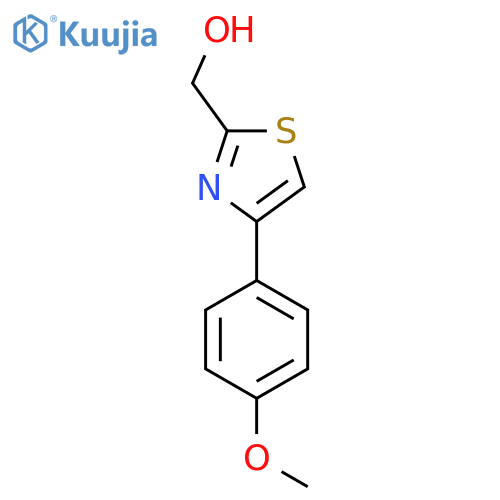 4-(4-Methoxyphenyl)-1,3-thiazol-2-ylmethanol structure