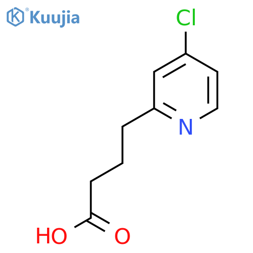 4-(4-chloropyridin-2-yl)butanoic acid structure