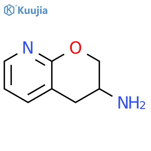 2H-Pyrano[2,3-b]pyridin-3-amine, 3,4-dihydro- structure