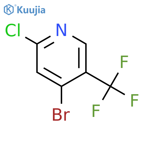 4-bromo-2-chloro-5-(trifluoromethyl)pyridine structure