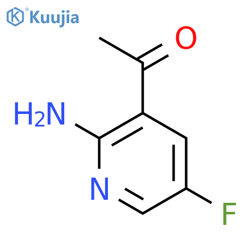 2-amino-3-acetyl-5-fluoropyridine structure