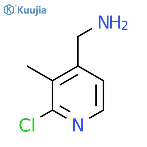 (2-Chloro-3-methylpyridin-4-YL)methanamine structure
