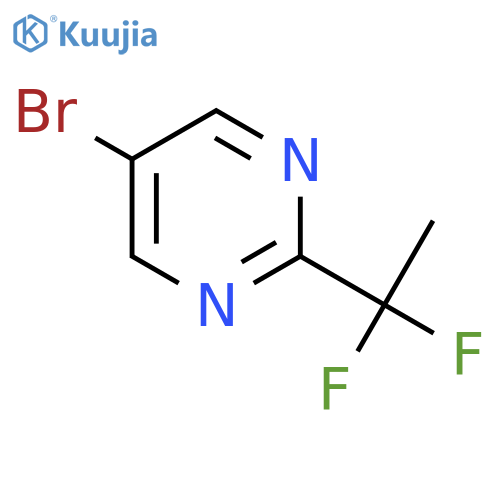 5-Bromo-2-(1,1-difluoroethyl)pyrimidine structure