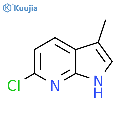 6-Chloro-3-methyl-1H-pyrrolo[2,3-b]pyridine structure