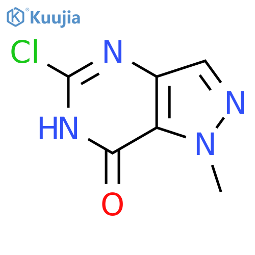 5-chloro-1-methyl-1H,6H,7H-pyrazolo[4,3-d]pyrimidin-7-one structure