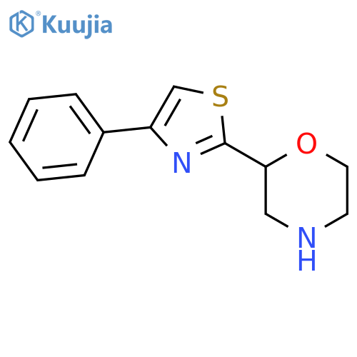 2-(4-Phenyl-1,3-thiazol-2-yl)morpholine structure