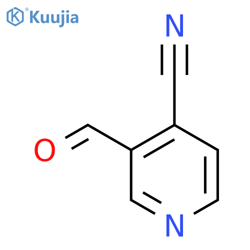 3-formylpyridine-4-carbonitrile structure